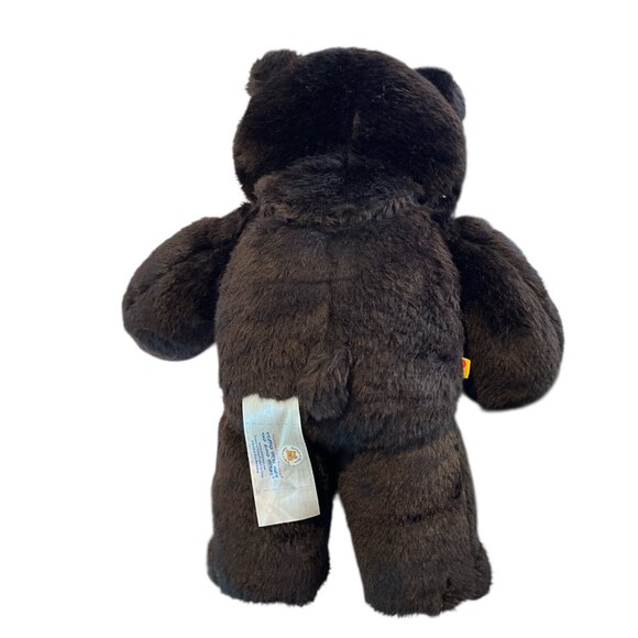 BUILD-A-BEAR Classic Dimples Black Plush Teddy Bear 15" Stuffed Animal - Picture 9 of 15